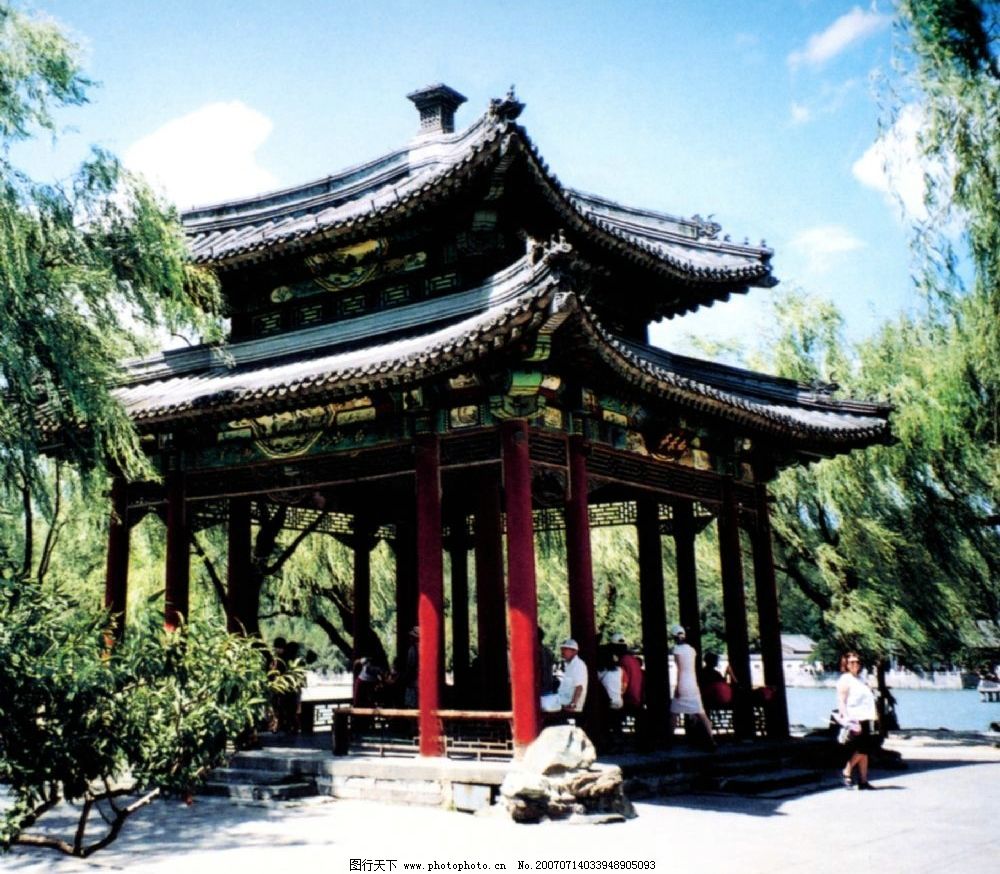 颐和园知春亭 北京颐和园 颐和园 风景 风景名胜 风景区 旅游风景