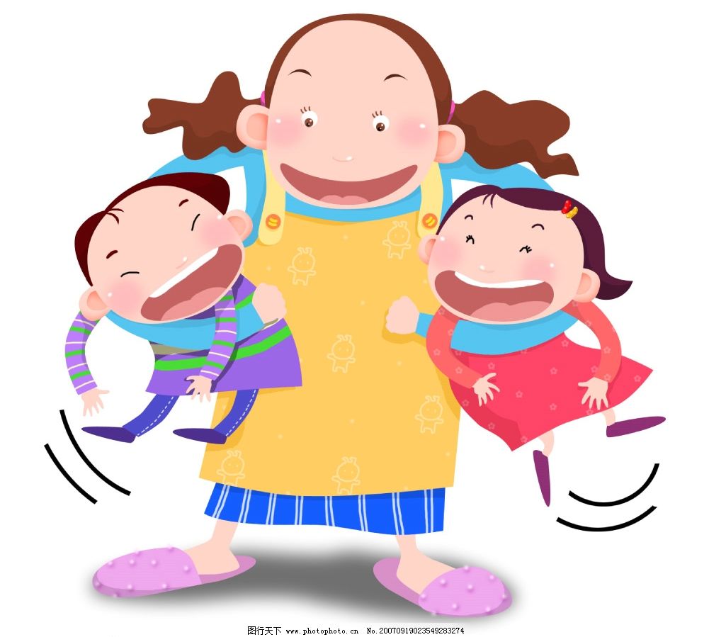 笔画和婴儿简漫画的巫女有妈妈图片
