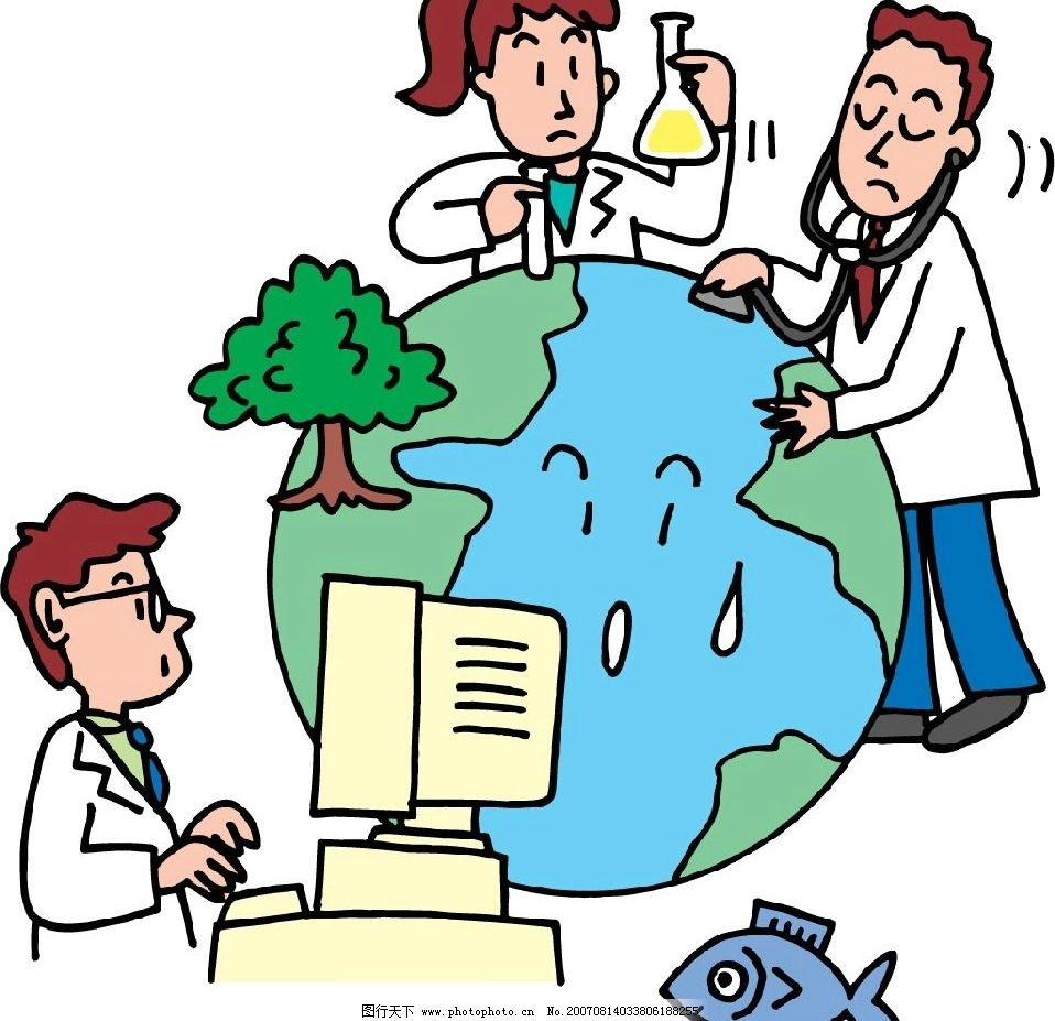 拯救地球的漫画图片_园林设计_建筑空间-图行天下素材网